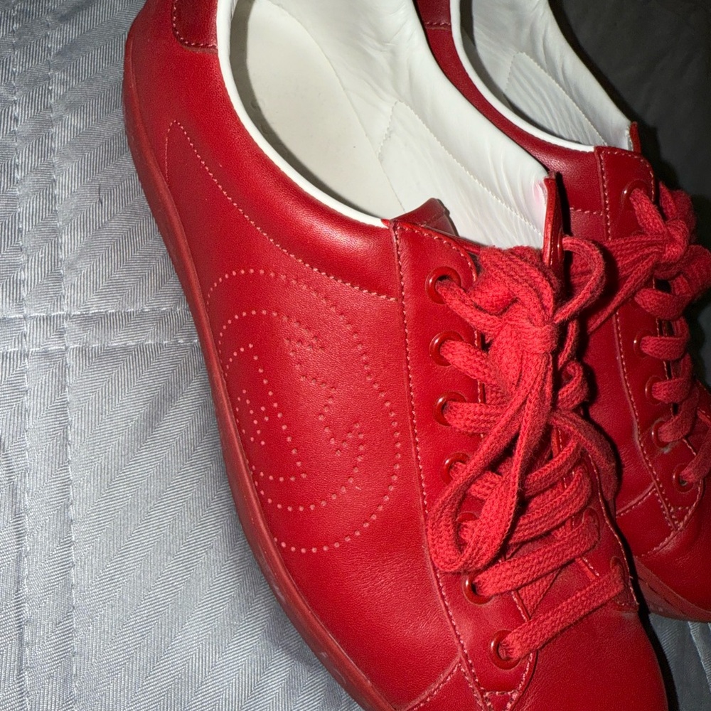 Red Gucci Sneakers - Picture 3 of 3